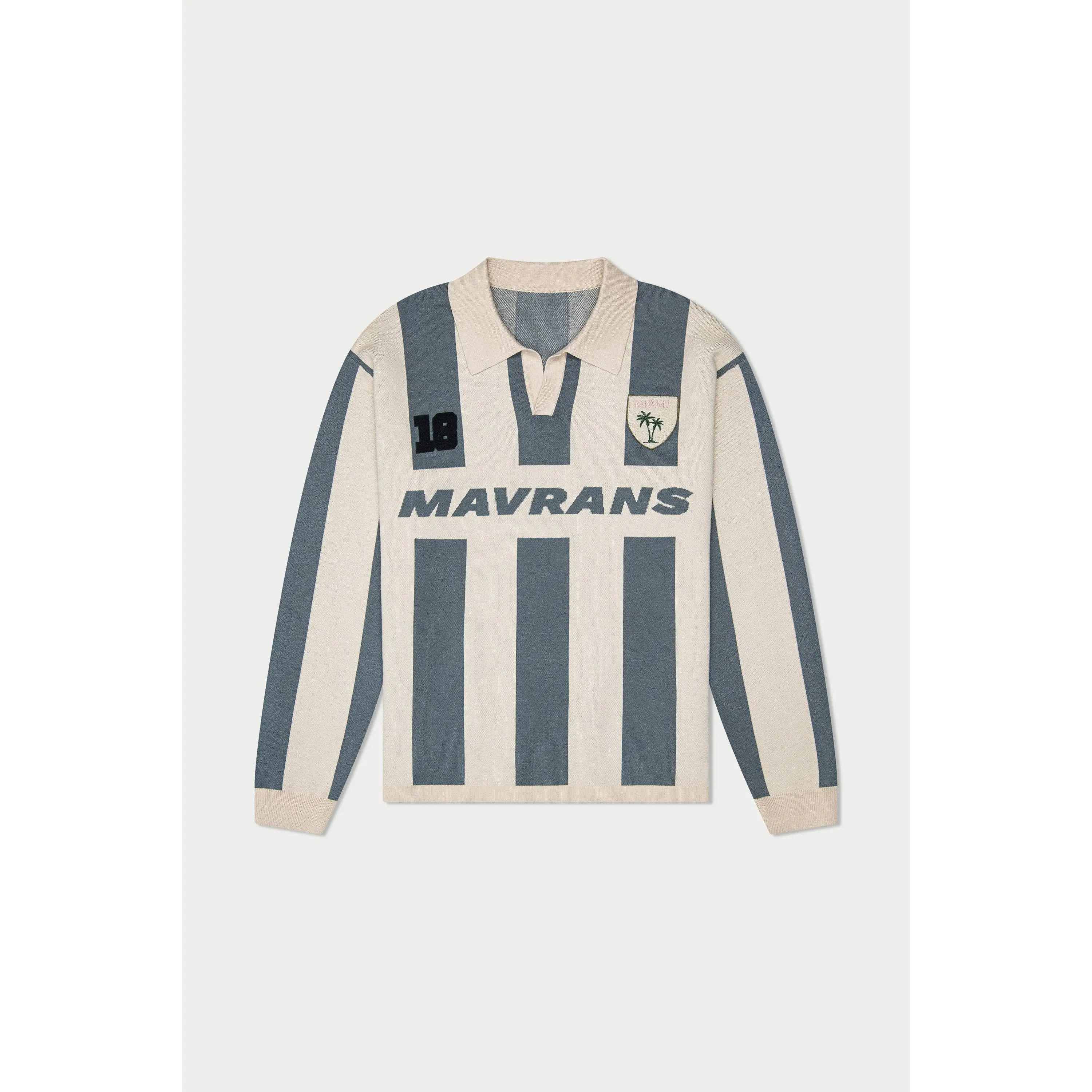 Long Sleeve Rayas Soccer Jersey Polo
