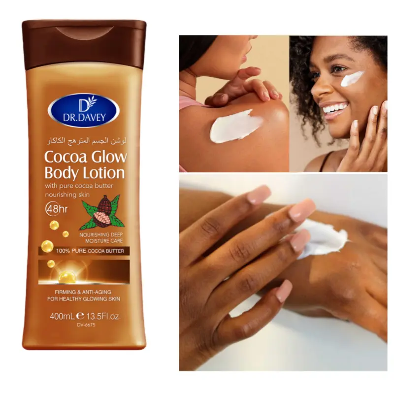 Cocoa Fruit Body Milk Large Capacity 400ML Four Seasons Moisturizing Firming Hand Body Lotion, Body Care Lotions, Lightweight Refreshing Non-greasy and Fragrant Body Care Moisturizer Long Lasting