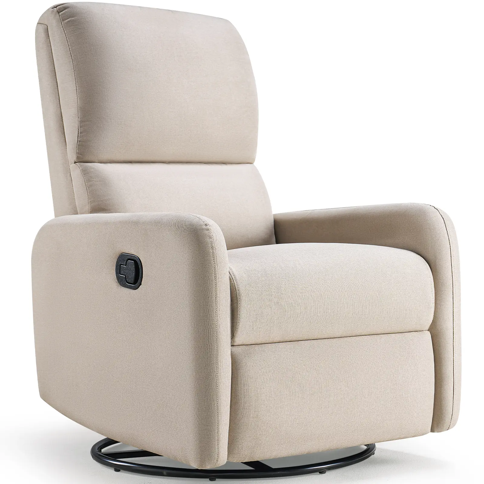 AMERLIFE Recliner Chair Massage Swivel Rocking Chair, Nursery Glider with High Back for Living Room, Comfy Upholstered Modern Rocker Reclining