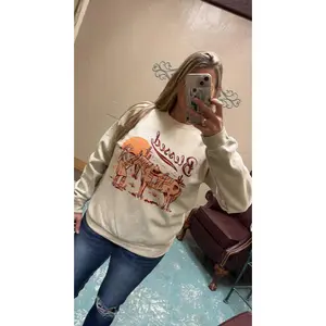 The Blessed Horse Bleached Sweater