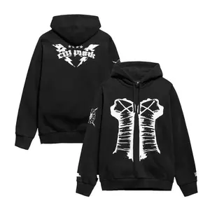 WWE Licensed CM Punk Fists Straight Edge Black Hoodie, Unisex Wrestling Fan Sweatshirt, Streetwear Costume Gift, Authentic Wrestling Gear