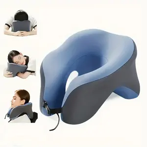 U-shaped neck pillow, comfortable nap, portable washable travel pillow, suitable for home, camping and office use. U-shaped neck pillow, high-quality elastic, pillowcase is machine washable, the ultimate convenience. Travel, office nap or home use