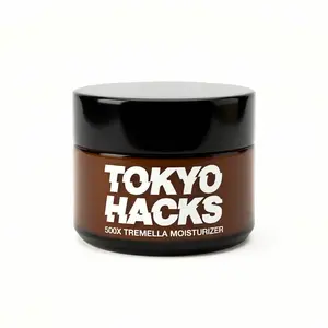 Tokyo Hacks 500X Tremella Moisturizer with Hyaluronic Acid & Niacinamide for Deep Hydration and Smooth Texture Lightweight Gel-Cream for All Skin Types
