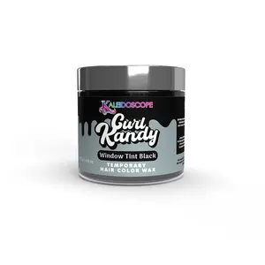 Curl Kandy Window Tint Black - Temporary Hair Color Wax 6oz
