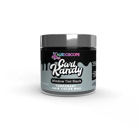 Curl Kandy Window Tint Black - Temporary Hair Color Wax 6oz