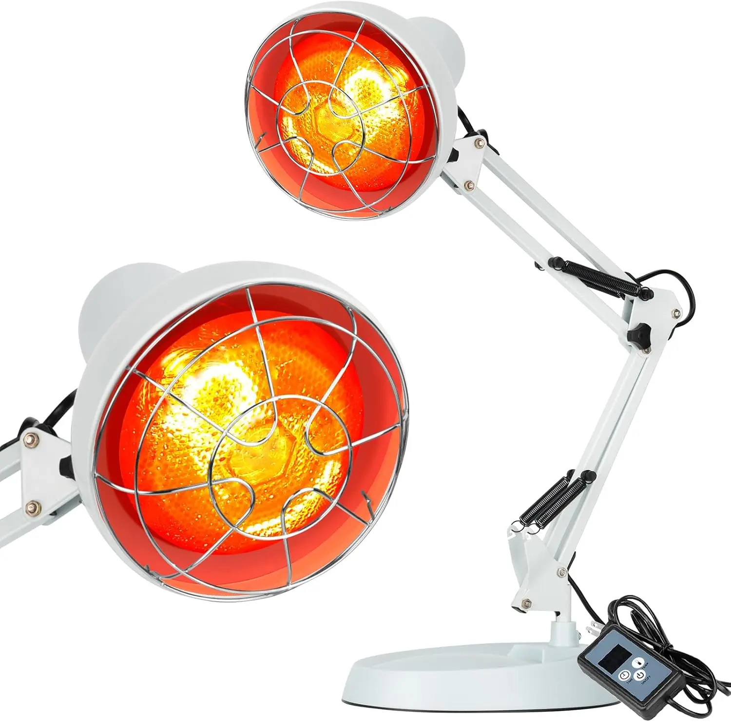 Infrared Red Light Lamp 150W Low Heat Beauty Yoga Lamp for Relieving Neck Shoulder Joint Back Pain Suitable for Humans and Pets Healthy Fitness