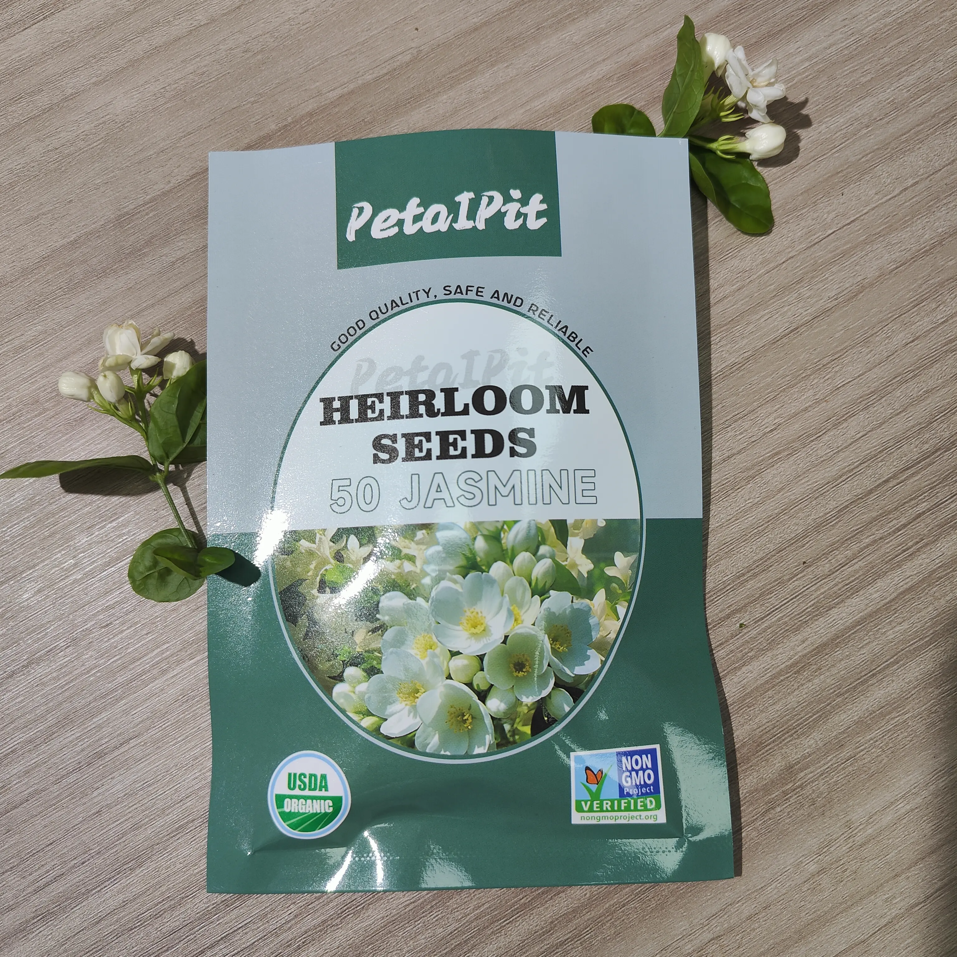 For 50 Non-GMO Fragrant Jasmine Seeds - Pleasant aroma, Suitable for Small Gardens, Patios, Balconies & Indoor Cultivation, Low-Maintenance Outdoor Ornamental Flowers, Top Choice for Horticulture.