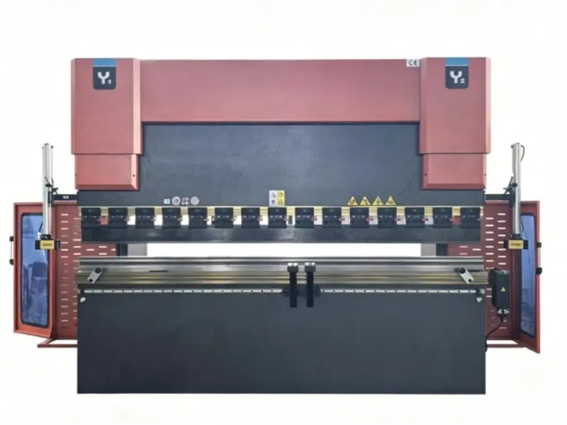 Best-selling 130T/3200mm orange-gray bending machine is equipped with the DA53T system, 250 Tons