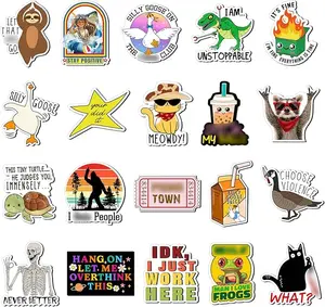 20 Pcs Funny Fridge Magnets Reusable Cute Animals and Words Fun Anime Refrigerator Magnets for Office Work Home Car Locker Cabinet Gifts Decorations(Stylish Style)