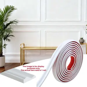 Self-Adhesive Flexible Border Decor, 118.1 Inches Long X 1.3 Inches Wide, Wall Mirror Door Window Frame, Home Decoration