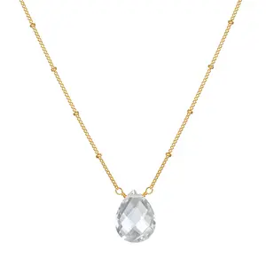 Enveloped in Protection Crystal Necklace