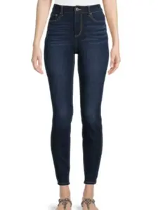 Time and Tru Women's High Rise Skinny Jeans, Available in 29" Inseams, Size 16