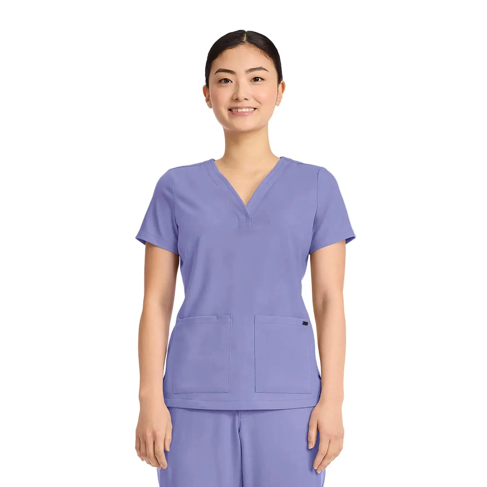 Healing Hands Quest 3-Pocket Y-Neck Scrub Top