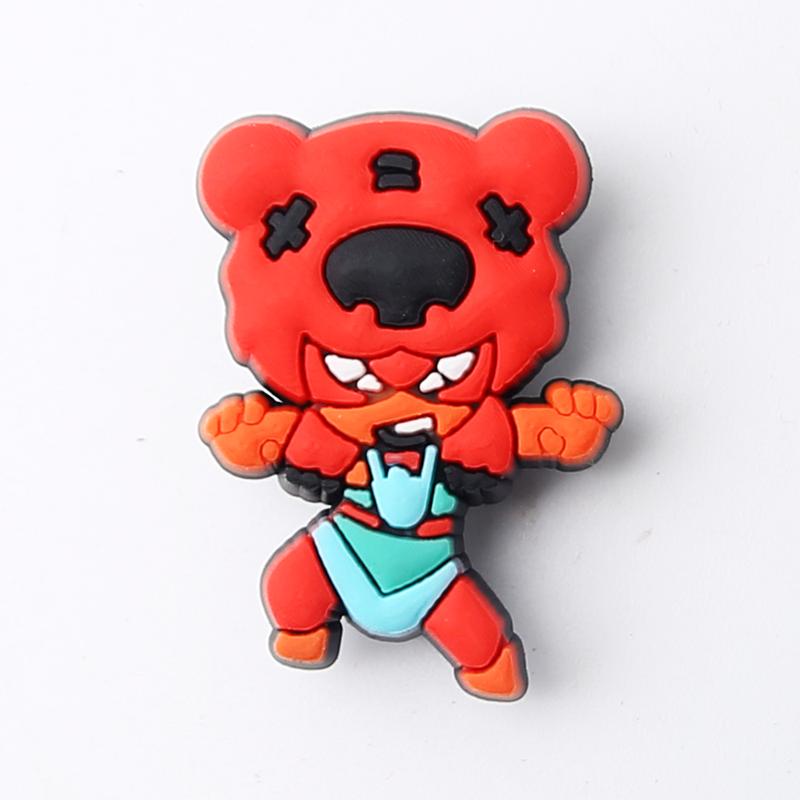 Cartoon Fighting game Croc Shoe Charms for Kids Boys Girls Women Men PVC Wristband Sandals Clog Accessories Party Favor with Dragon and Character Designs