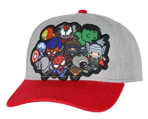 Marvel Hat For Men Marvel Comic Men's Chibi Kawaii Style Characters Adult Snapback Hat Cap