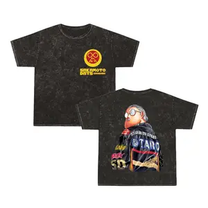 2 Side Sakamoto Days Wash Shirt, Assasin Anime Tee
