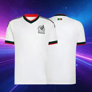 2026 Mexico National Team Away Short Sleeve Soccer Jersey and White Long Sleeve Jersey