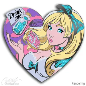 FTF Alice 2023 First Edition Pin J. Scott Campbell