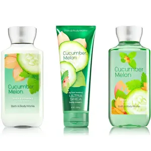 HOT - Bath & Body Works Signature Collection Cucumber Melon 3 Piece Gift Set: Body Cream, Shower Gel & Body Lotion