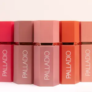 Palladio Liquid Blush Makeup 6 PC Bundle - Includes Pink, Red, Orange, and Dark Pink in Original Packaging - Radiant