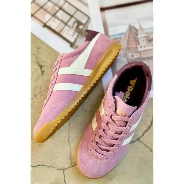 Gola Women's Retro Casual Trainers - Durable Canvas Upper, Classic Lace-Up, Cushioned, Round Toe, Everyday Wear Shoes
