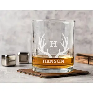 Custom Lowball Whiskey Glasses