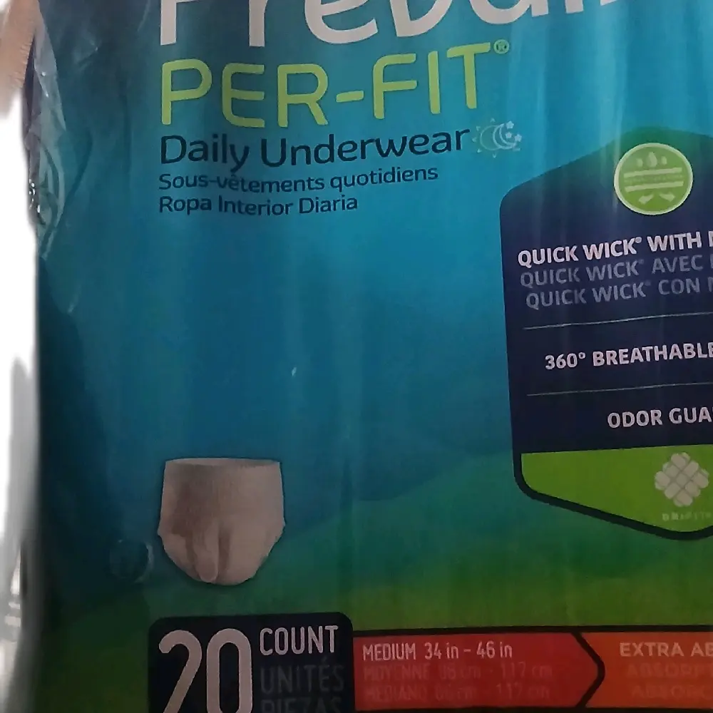prevail per-fit daily underwear