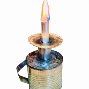 Lamp Tèt Gridap Haitian Vodou Oil Lamp Meche Bouji Zaka
