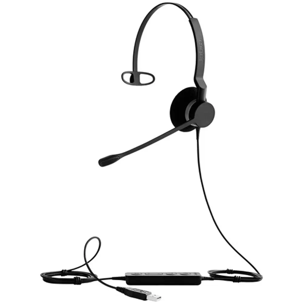 Jabra Biz 2300 GSA PTT Mono USB Headset | Wired UC, PTT