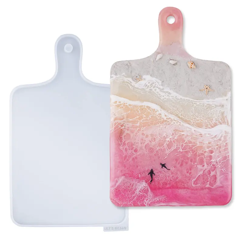 Large Silicone Resin Tray Molds for Rectangle Cutting Board, Resin Serving Tray, Resin Casting, Resin Art, Diy Crafts, Customization Coasters - LET'S RESIN