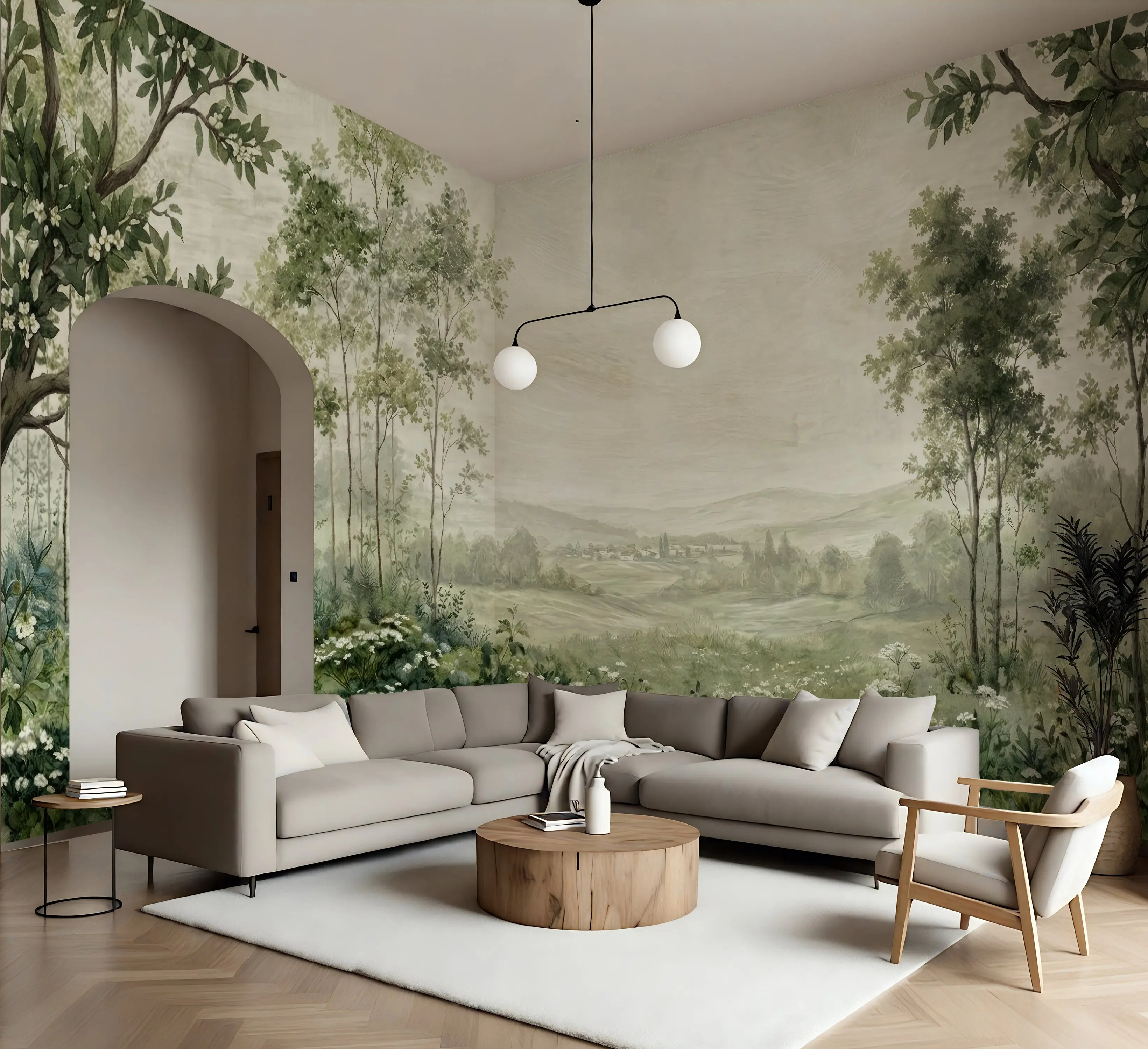 Vintage Landscape - Coastal & Nature Luxury Wallpaper Mural