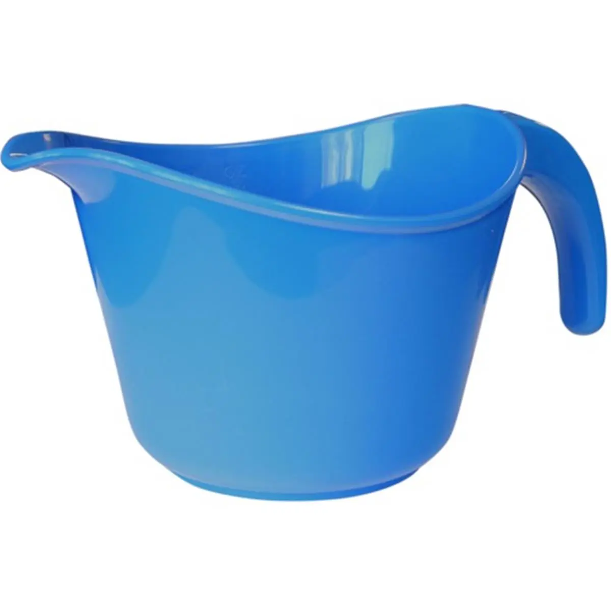 Reston Lloyd Polypropylene 2Qt Microwave Batter Bowl - Anti-Skid Base, Azure Finish, Detachable Handle, Double Sides Kitchen Tableware