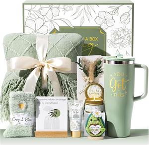 MAYICIVO Get Well Soon Gifts for Women – Luxury mothersdaygift & Birthday Gift Basket, Surgery Recovery & Cancer Care Package, Relaxing Spa Gift Set with Inspirational Touch, Perfect for Mom Friend Teacher