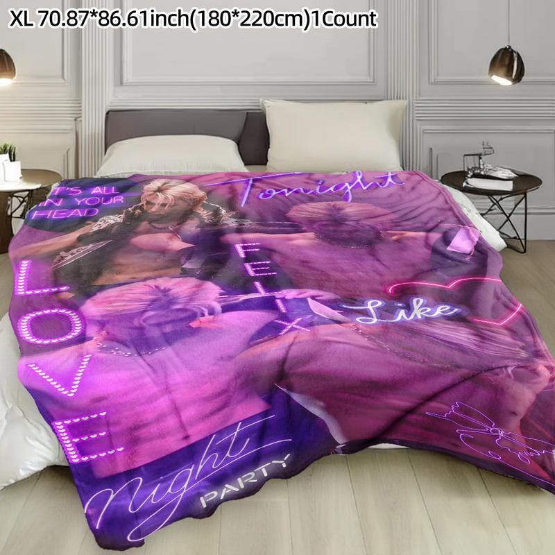 Neon Idol Felix Flannel Blanket, Soft Skin-Friendly Warmth, Perfect Gift for Fans, Home & Dorm Decor, Trendy Design