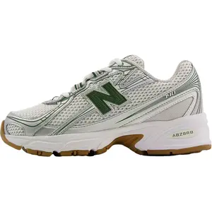 New Balance 740 Big Kid 'Silver Metalic Dark Alpine Green'