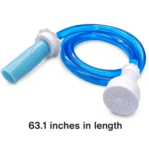 Tub Spout Shower Attachment with 5ft Hose, No Install Faucet Sprayer, Perfect for Pet Bathing, Grooming and Hair Washing, Multi-Purpose Bathroom Water Sprayer
