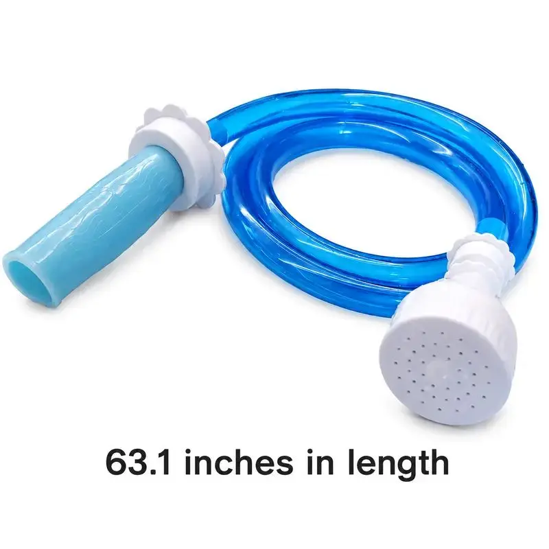 Pet Grooming Tub Spout Shower Attachment with 5ft Flexible Long Hose, No-Install Faucet Sprayer for Bathtub Cleaning, Beauty/Hair Care, Time-Saving Multi-Purpose Bathroom Spray