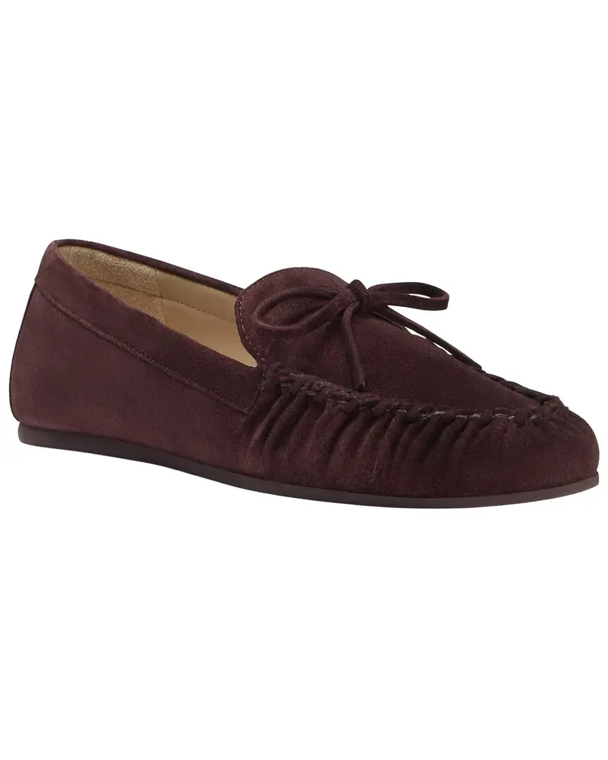 Stuart Weitzman Britt Bow Suede Loafer Stuart Weitzman Britt Bow Suede Loafer