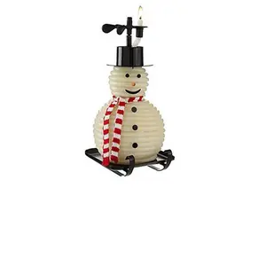 100-Hour Snowman Candle