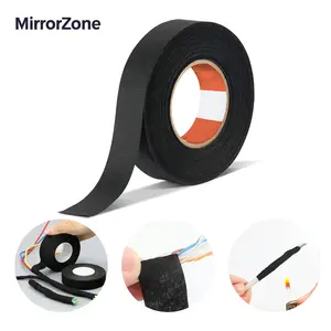 [Buy 1 Get 1]Wire Harness Automotive Cloth Tape,High Temperature Resistance Flame Retardant Waterproof Insulation Tape,Adhesive High Noise Resistance Heat Proof Chemical Fiber Fabric Electrical Tape for Wrapping Wiring Harness,Cable Protective,MirrorZone.