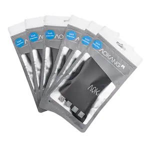 AOKANG 6 Pairs Men's Pure Cotton Black Antibacterial Deodorizing Sports Socks for Comfort and Performance