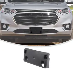 Front License Plate Tag Frame Mount Bracket Holder For Chevy Traverse 2018-2023 Exterior Accessories