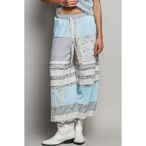 Pixie Blue Double Gauze Pants in Sky Blue