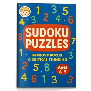 Sudoku Fill the Numbers Book – Fun Math Logic Puzzles for Smart Kids