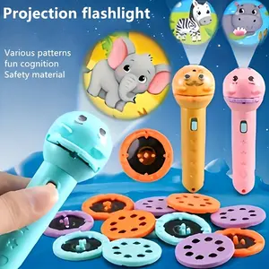80/40/24 Patterns + 1 Projector, Fun Bedtime Toy for Kids with Dinosaur, Animal, Space & Ocean Themes, Car Traffic Projection Flashlight – Educational Gift for Halloween, Christmas, and Birthday Parties