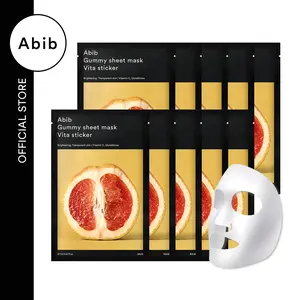 [Abib official] Abib Gummy Sheet Mask Vita Sticker 10ea｜Korean Sheet Mask, Skincare VitaminC, Vitalizing with glow Skin Repair Comfort Smooth Soothing
