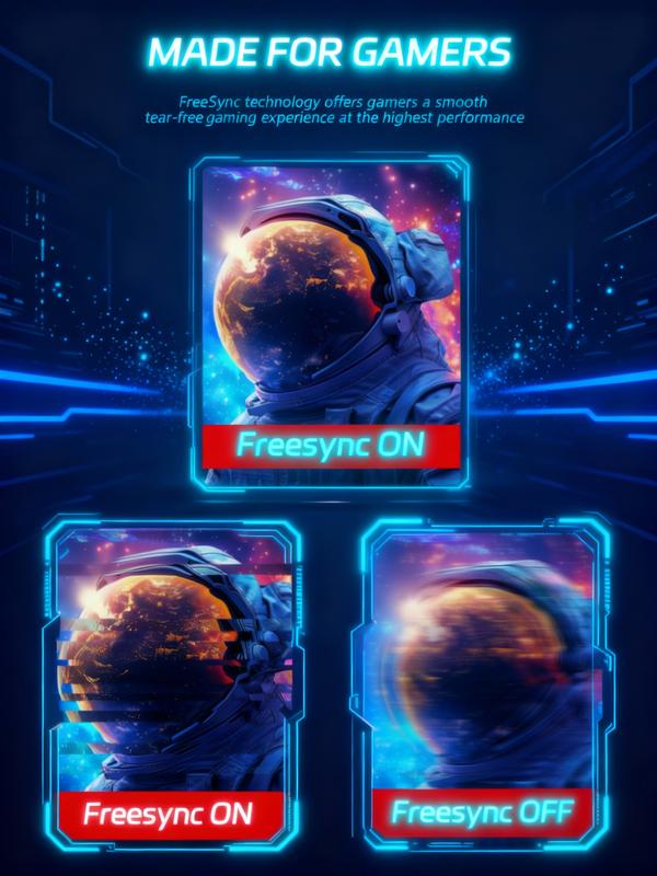 New 180Hz Curved Gaming Monitor for PS5, Xbox & PC  1ms FHD IPS Display | Ultra Smooth FPS, Low Motion Blur, FreeSync