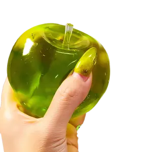 Electronic peripheral game — Ocean Green Apple squishy toy for stress relief; moldable with slow rebound