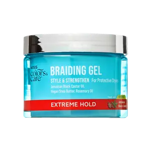 KISS Colors & Care Braiding Gel, Extreme Hold, 6 oz.