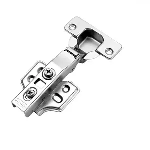 Classic Metal Cabinet Hinge, Full Overlay Soft Close Hinge for Frameless & European Style Doors, Ideal for Wardrobes & Standard Cabinets